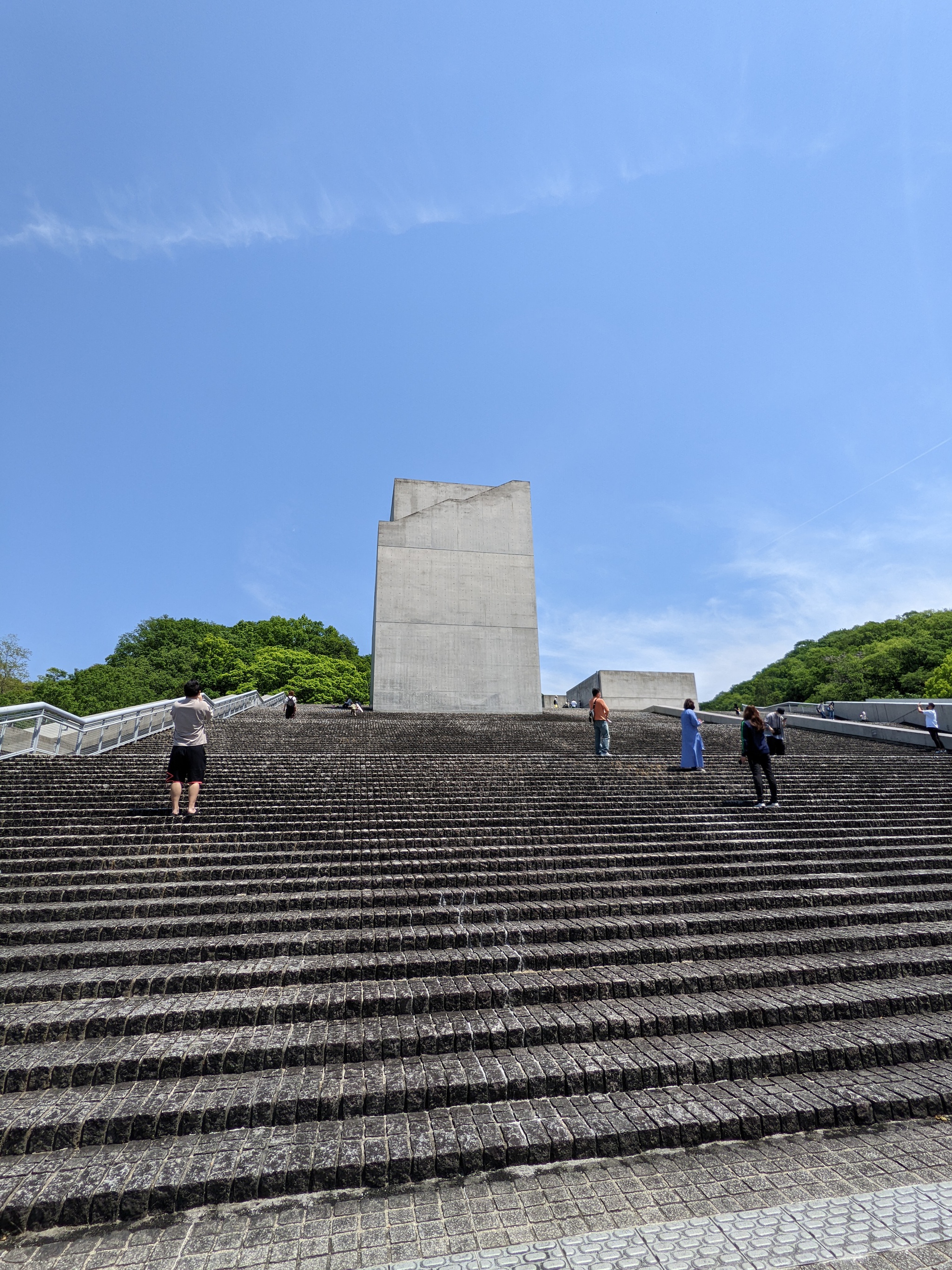 近つ飛鳥博物館大階段