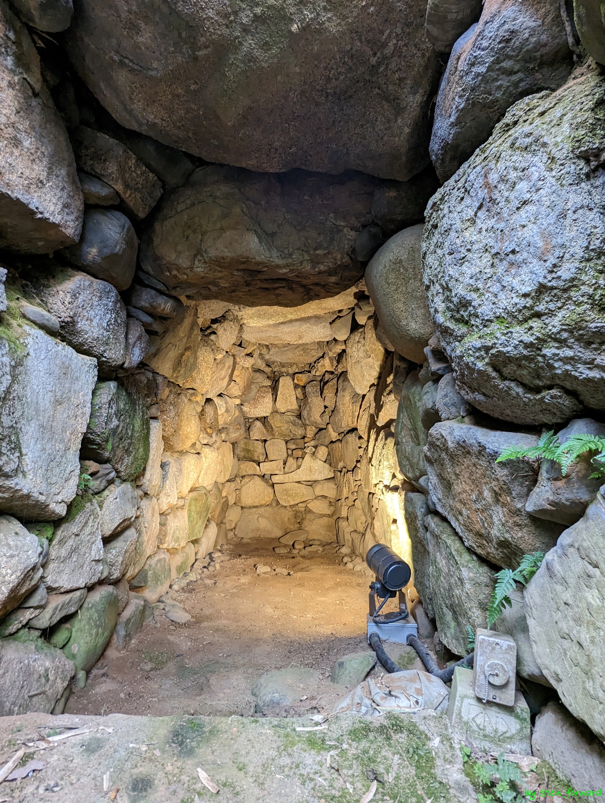東谷山白鳥古墳石室