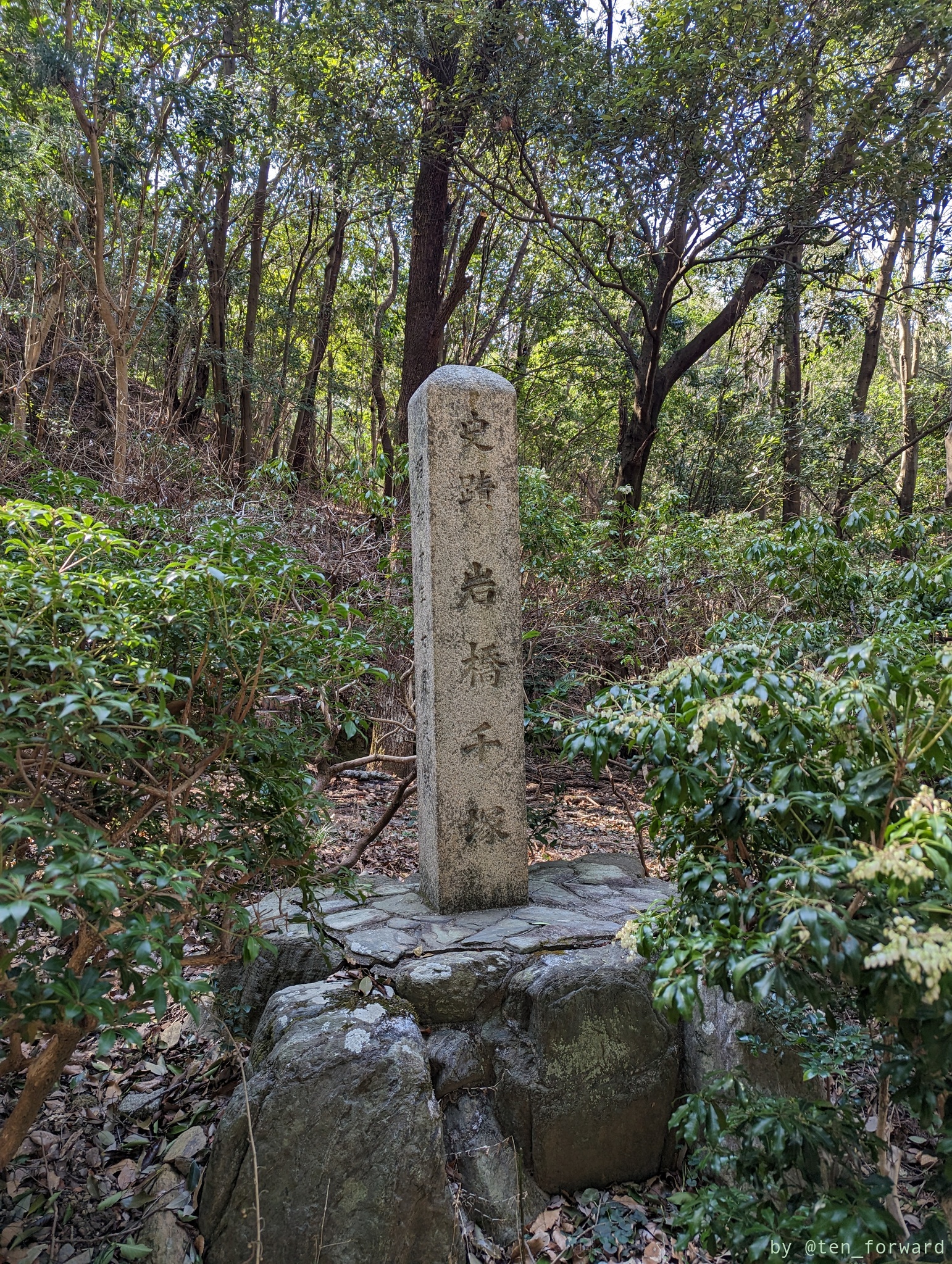 岩橋千塚古墳石碑