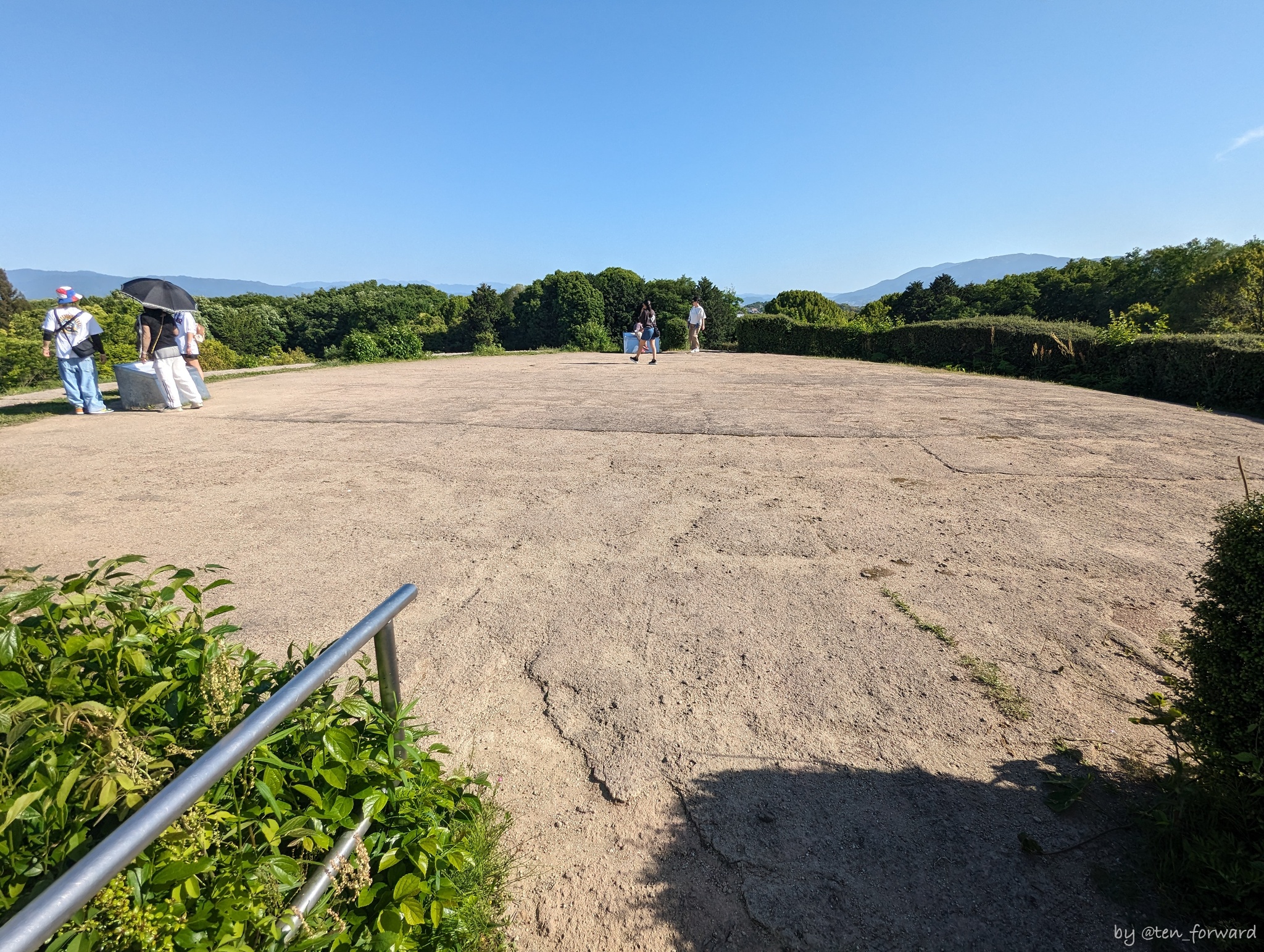 ナガレ山古墳後円部