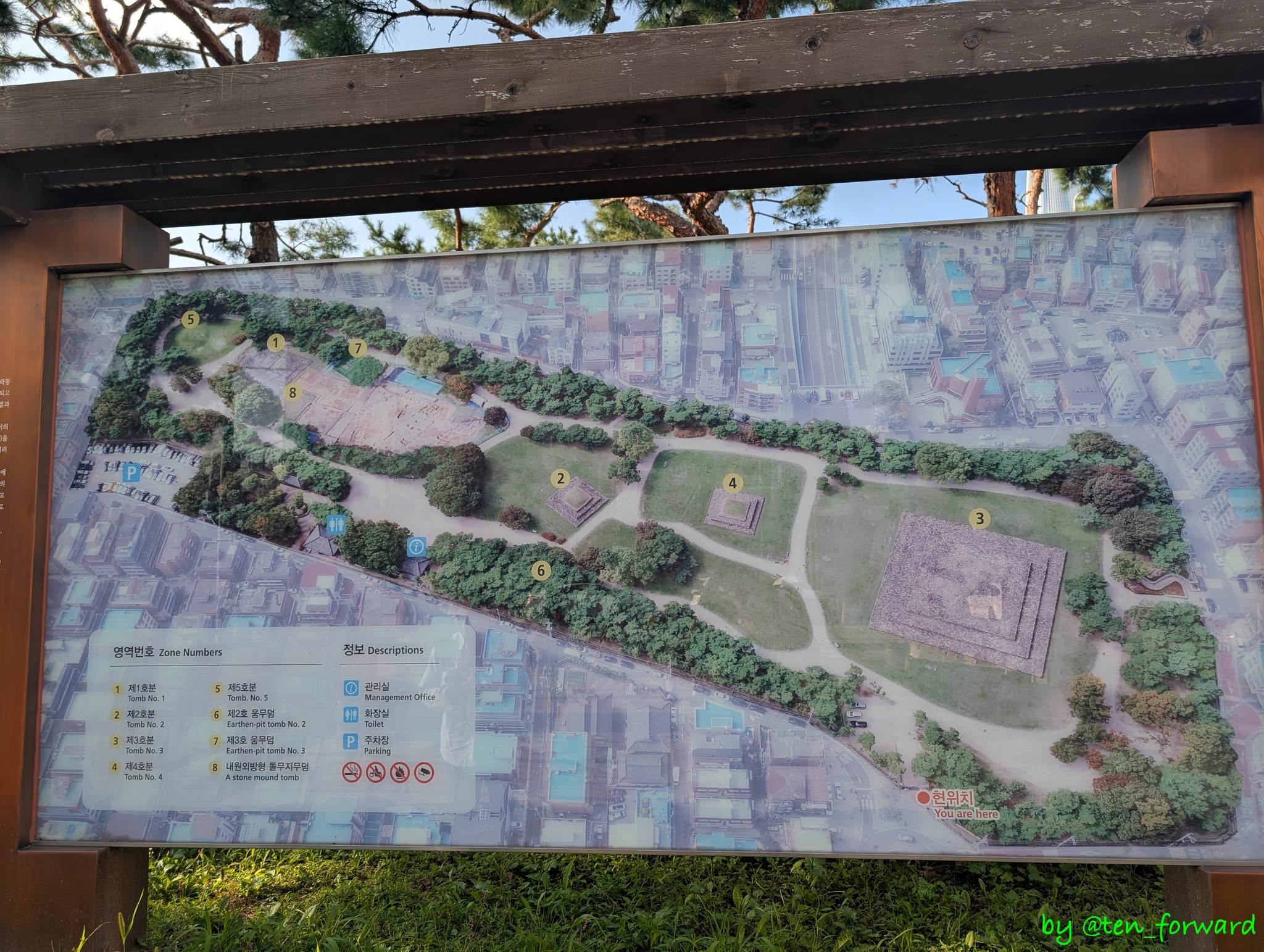 石村洞古墳群案内板