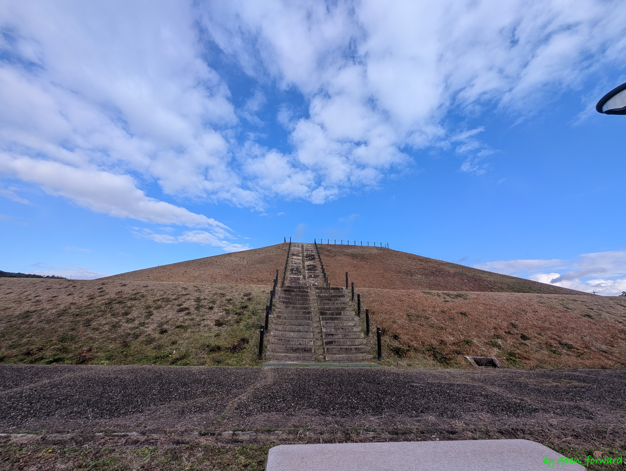 天乞山古墳(南西から)