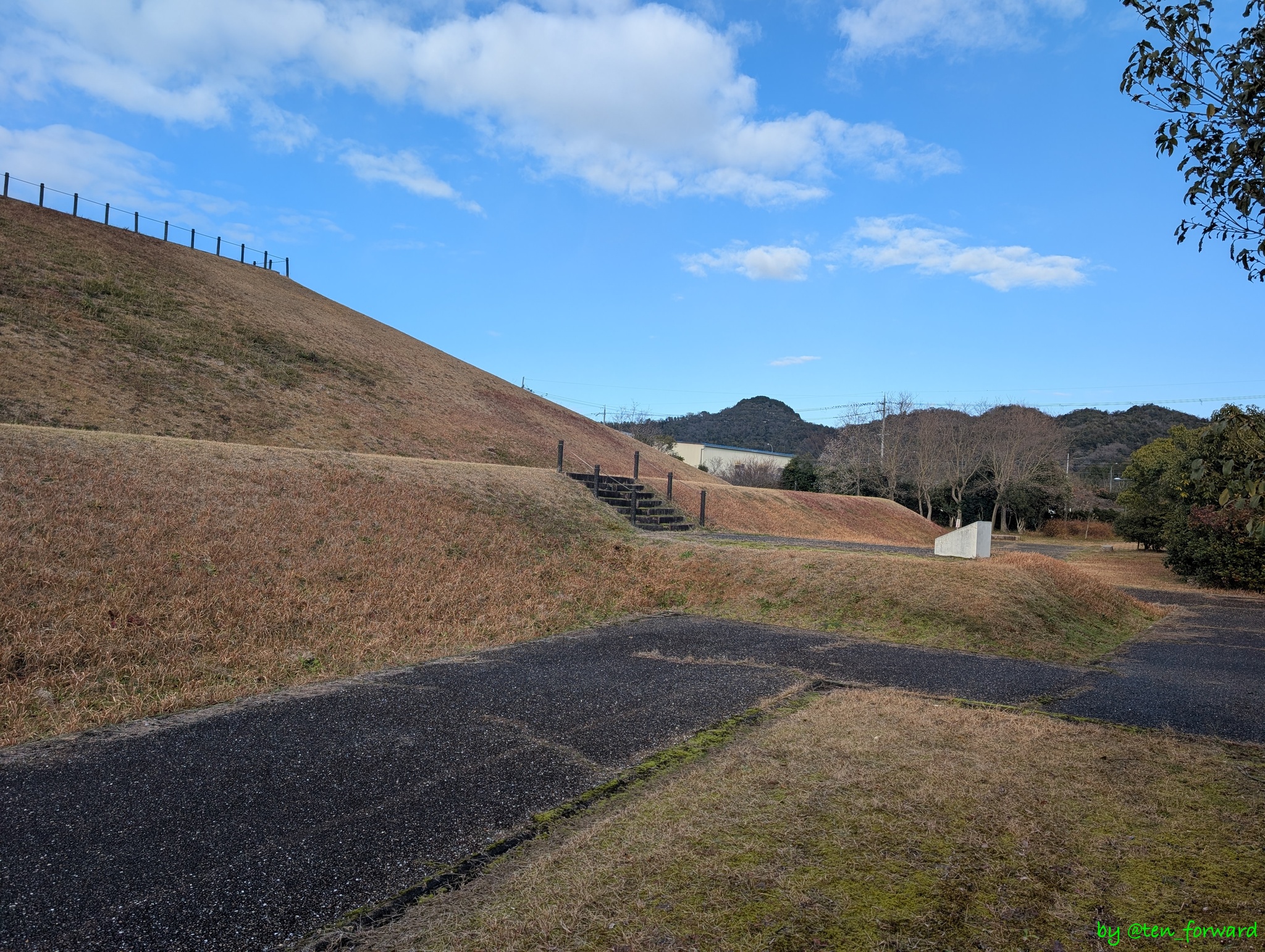 天乞山古墳（南から）