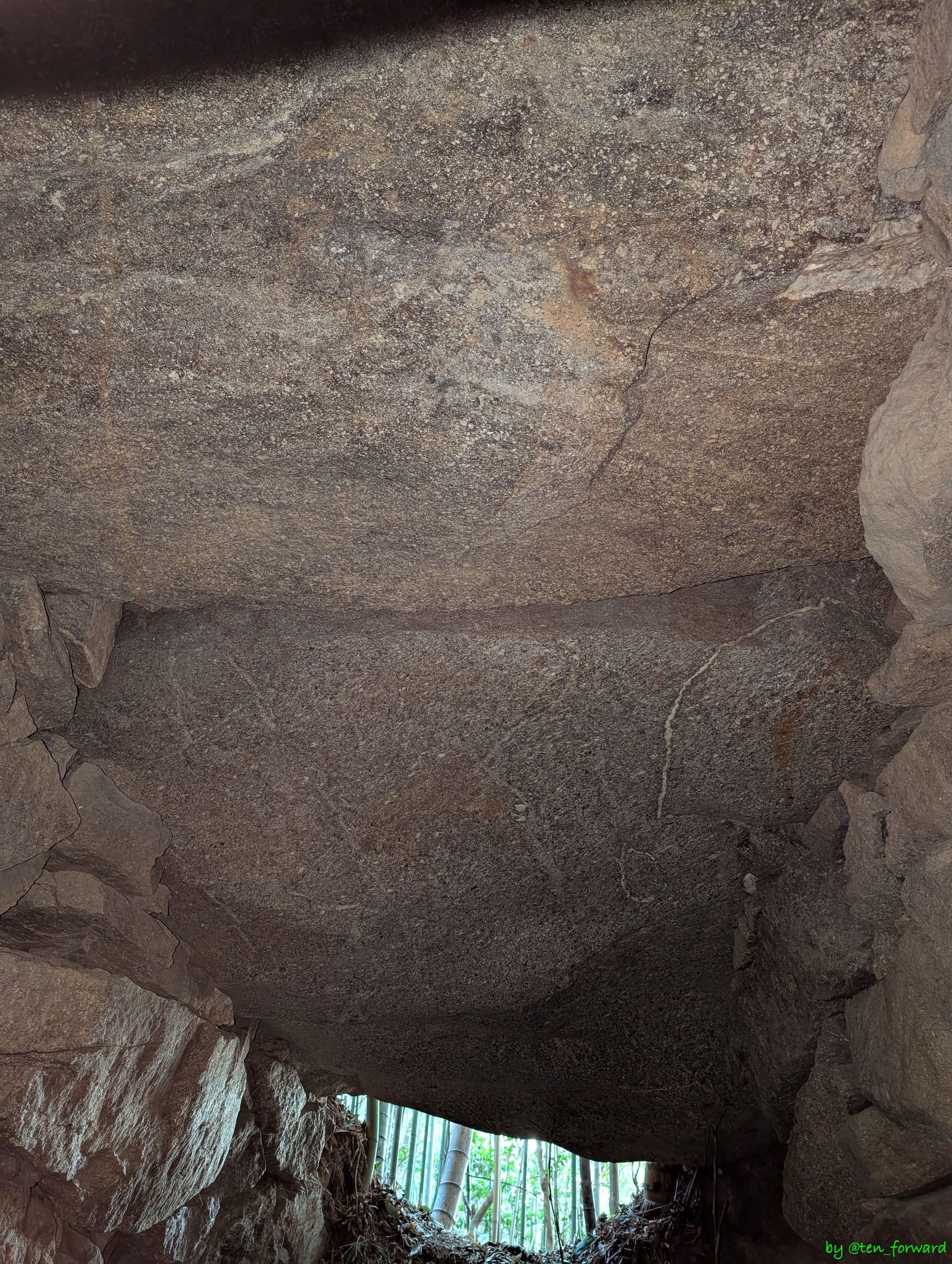 4号墳 玄室天井