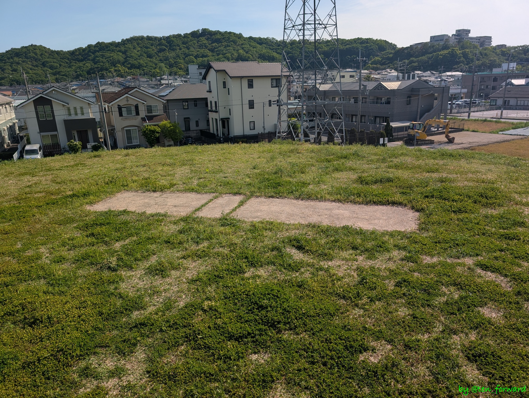 笹塚古墳墳頂部