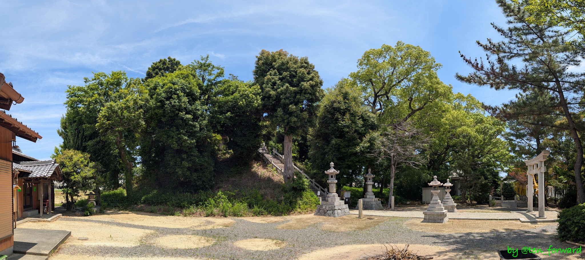 姫小川古墳全体パノラマ撮影